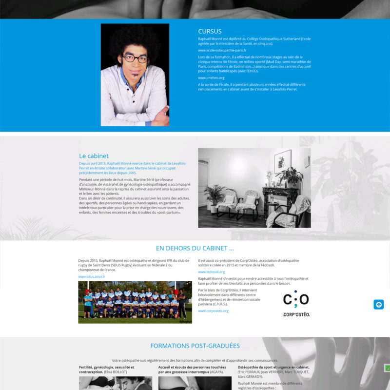 Ostéopathe Raphaël Monné
