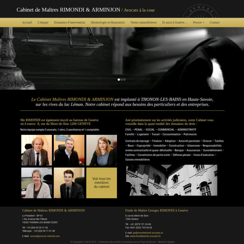 Cabinet de Me Georges Rimondi