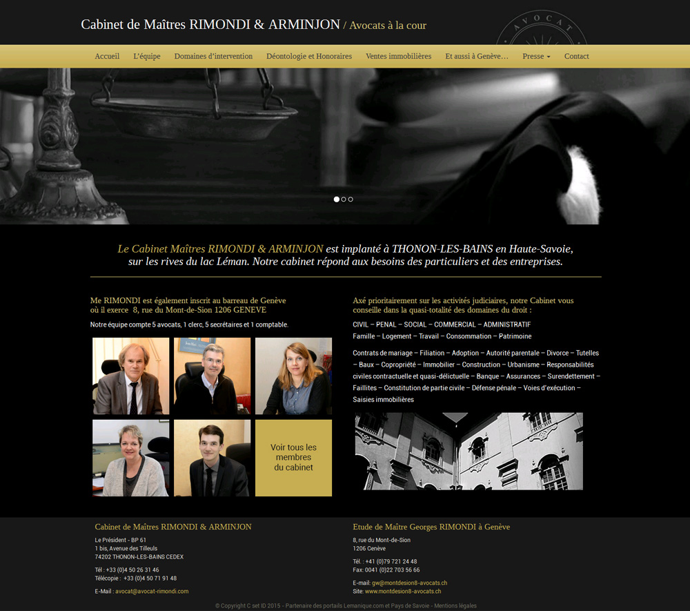 Cabinet de Me Georges Rimondi