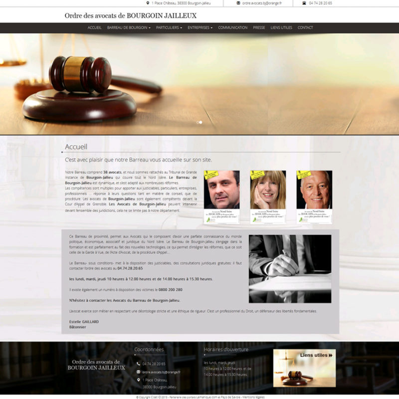 Ordre des avocats de Bourgoin Jailleux