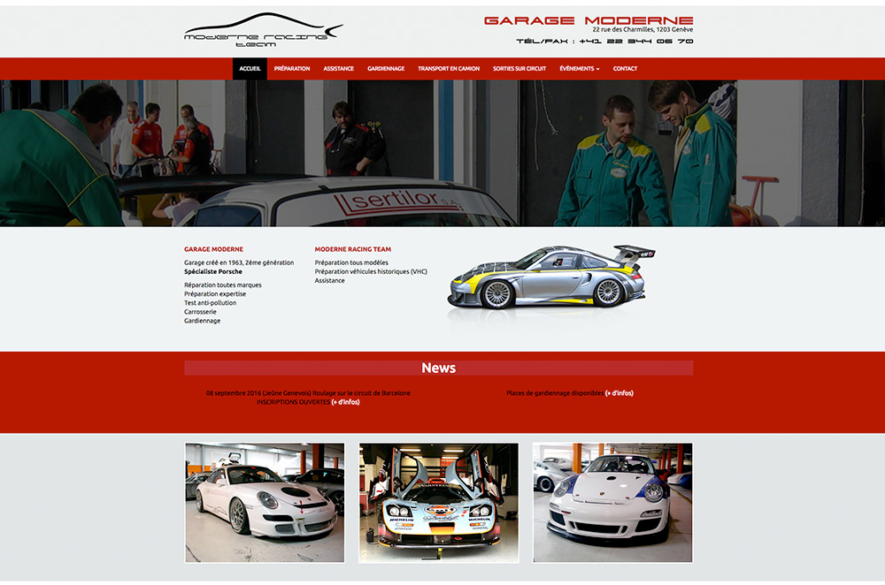 Préparation Porsche