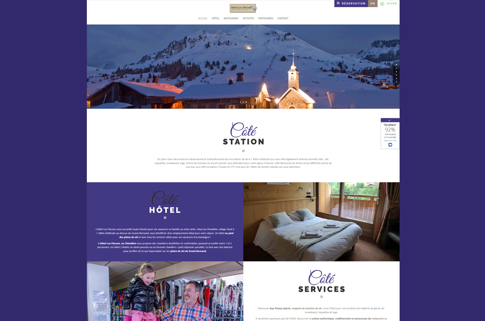 L’Hôtel Les Flocons